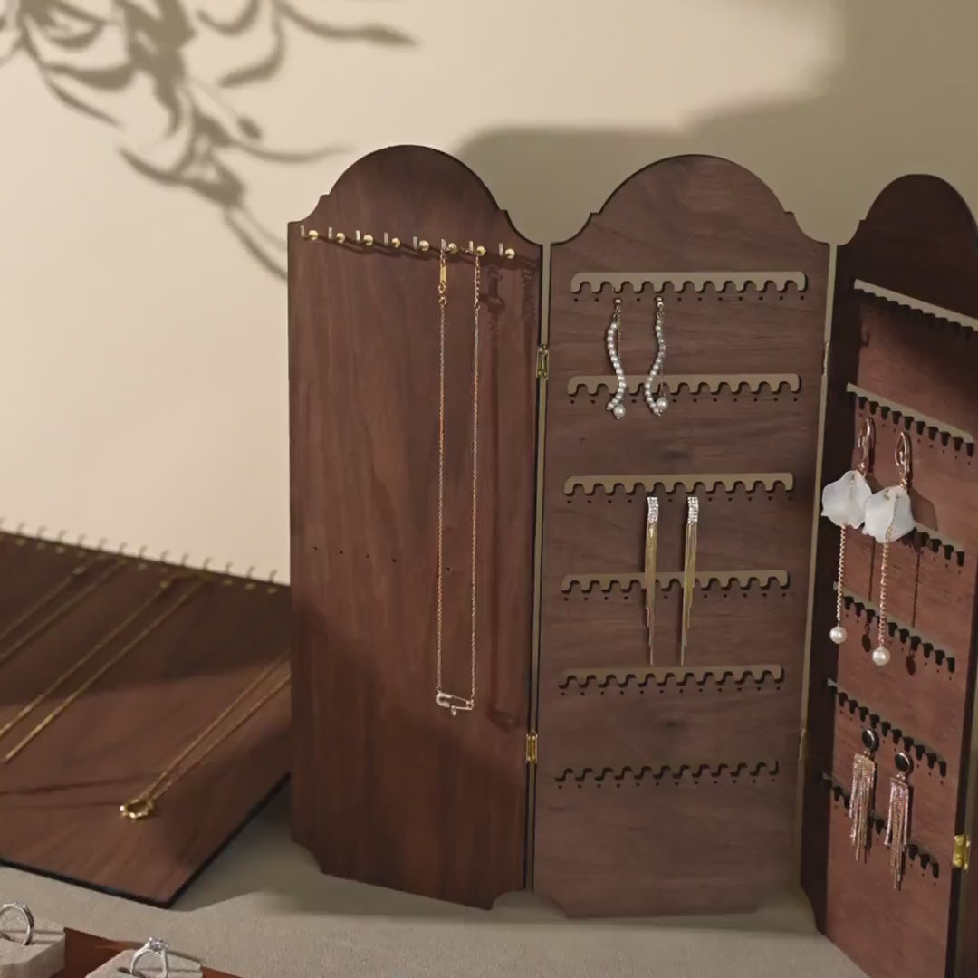Caramel/Beige Jewelry Display Set for Markets, Booths & Boutiques