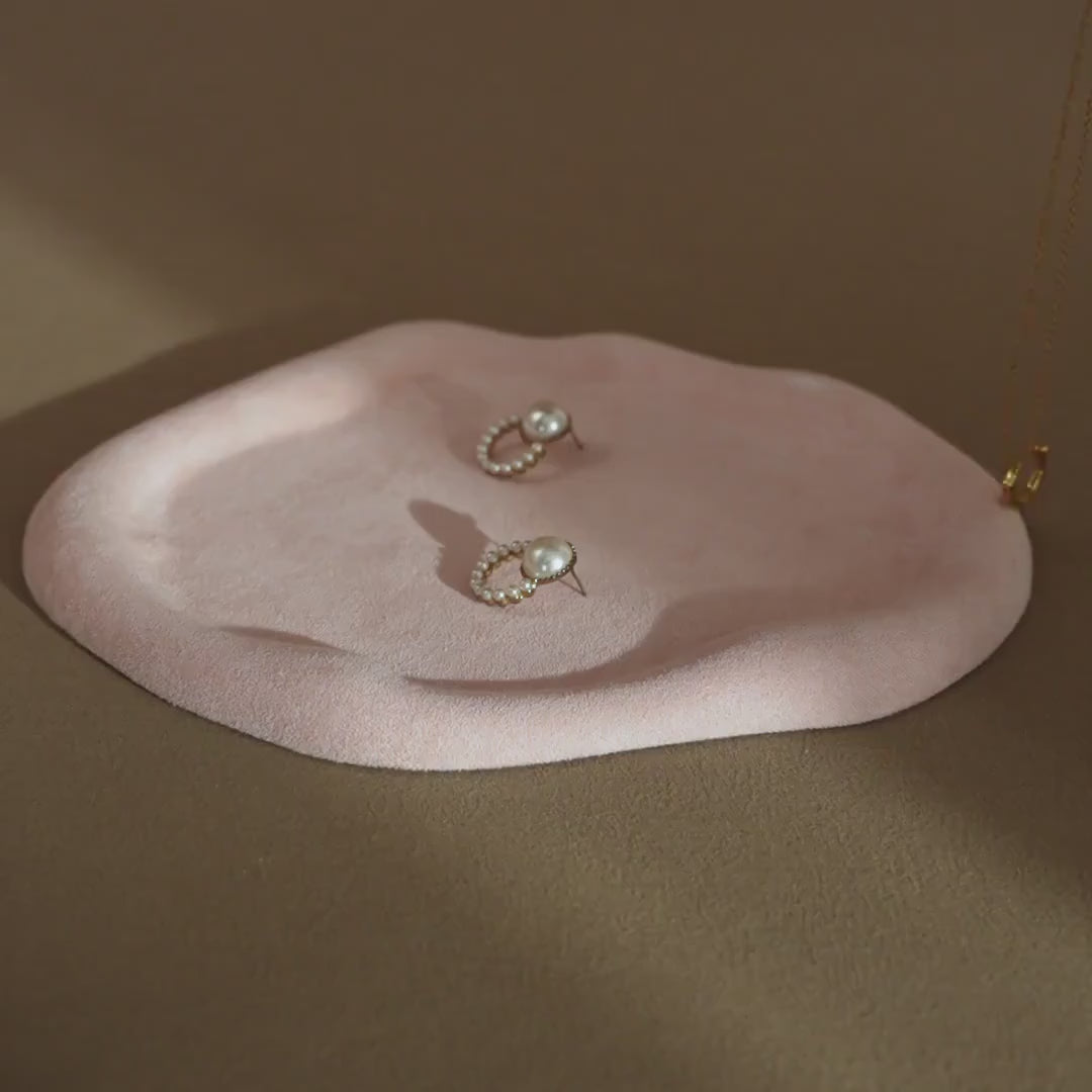 Vegan Suede Jewelry Dish