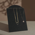 Black and Grey Felt 10-Piece Jewelry Display Set