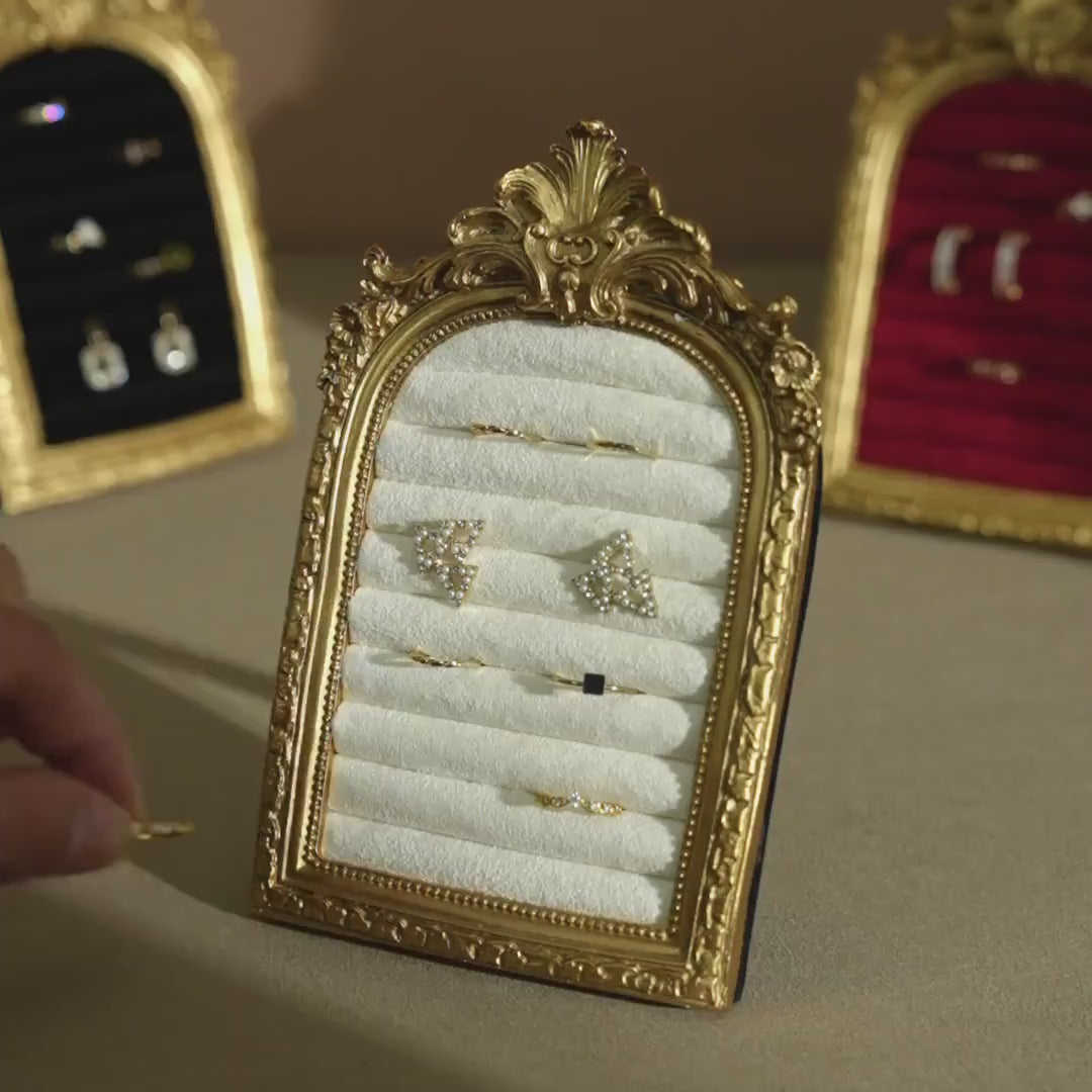 Rococo 3-Way Jewelry Display Frame | Tabletop Stand & Wall-Mount