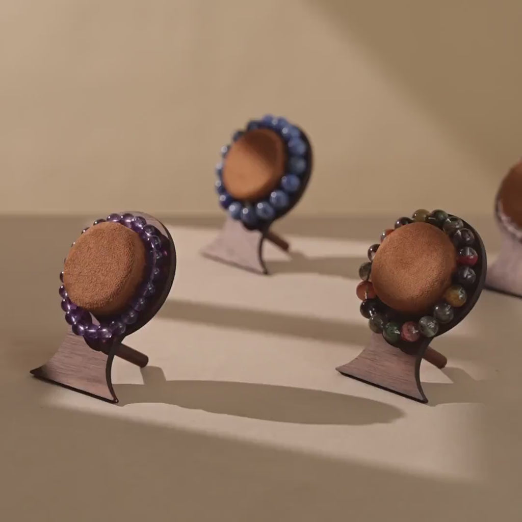 Walnut Veneer Bracelet Stand