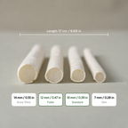 DIY Ring Display Frame Kit, Vegan Suede Roll Inserts for Jewelry Holder, Replacement Foam Rolls to Repair or Make Your Own Tray, 4 Sizes